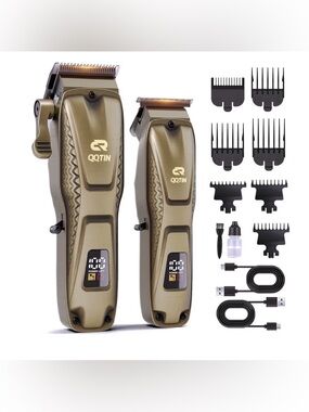 Brand New Sealed Cordless Hair Clipper & Trimmer Set Professional Grade Bronze